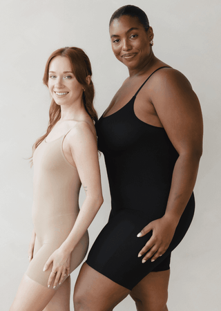 Mid-Thigh Sculpting Shapewear: Tan / Regular - Just Believe Boutique