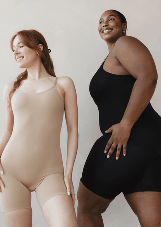 Mid-Thigh Sculpting Shapewear: Tan / Regular - Just Believe Boutique