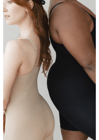 Mid-Thigh Sculpting Shapewear: Tan / Regular - Just Believe Boutique