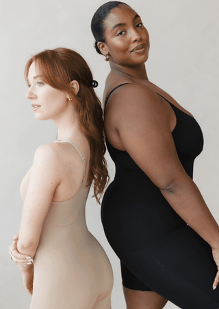 Mid-Thigh Sculpting Shapewear: Tan / Regular - Just Believe Boutique