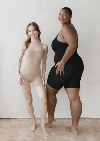 Mid-Thigh Sculpting Shapewear: Tan / Regular - Just Believe Boutique