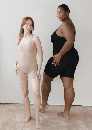 Mid-Thigh Sculpting Shapewear: Tan / Regular - Just Believe Boutique