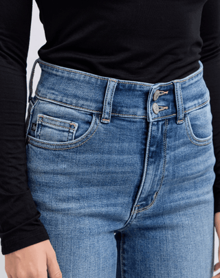 Mid Wash Flare Judy Blues - Just Believe Boutique