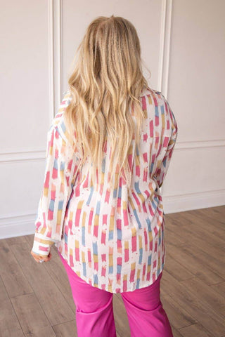 Mrs. Frizzle Button Down - Just Believe Boutique