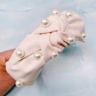 My Everyday Pearl Headband: Rouge Pink - Just Believe Boutique
