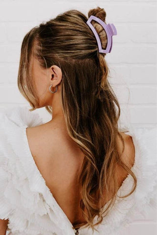 Open Lilac You Hair Clip - Teleties - Just Believe Boutique