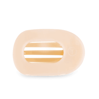 Peach Fuzz Medium Flat Round Clip - Just Believe Boutique