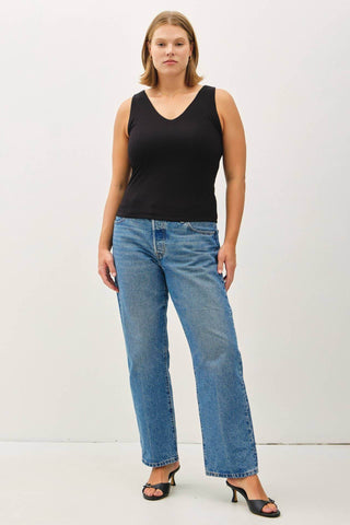 Plus size full length double lined tank - Just Believe Boutique