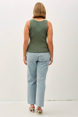 Plus size full length double lined tank - Just Believe Boutique