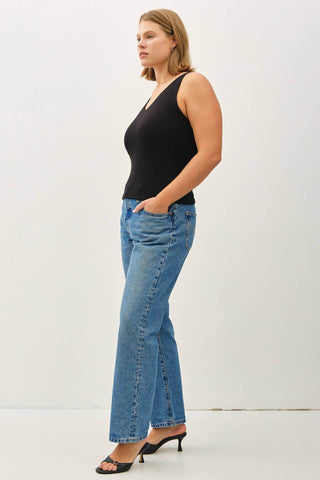 Plus size full length double lined tank - Just Believe Boutique