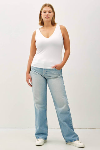 Plus size full length double lined tank - Just Believe Boutique