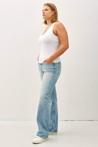 Plus size full length double lined tank - Just Believe Boutique