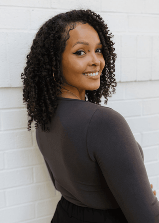 Reversible Long Sleeve - Curvy Fit: Black - Just Believe Boutique