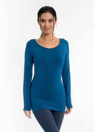 Reversible Long Sleeve: Teal - Just Believe Boutique