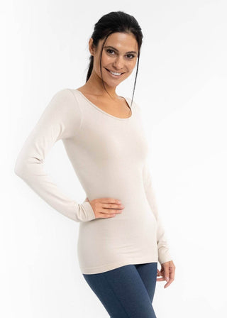 Reversible Long Sleeve: Wine - Just Believe Boutique