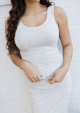 Reversible Tank : White / Long - Just Believe Boutique