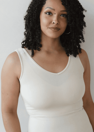 Reversible Tank : White / Long - Just Believe Boutique