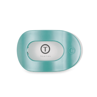 Round Flat Hair Clip | Medium | Totally Turquoise - Just Believe Boutique
