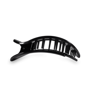 Round Flat Hair Clip | Small | Jet Black - Just Believe Boutique