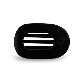 Round Flat Hair Clip | Small | Jet Black - Just Believe Boutique