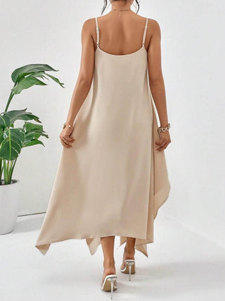 Scoop Neck Midi Cami Dress - Just Believe Boutique