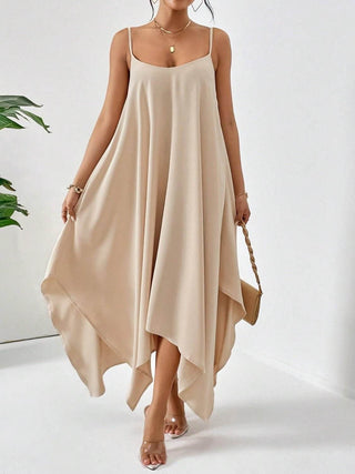 Scoop Neck Midi Cami Dress - Just Believe Boutique