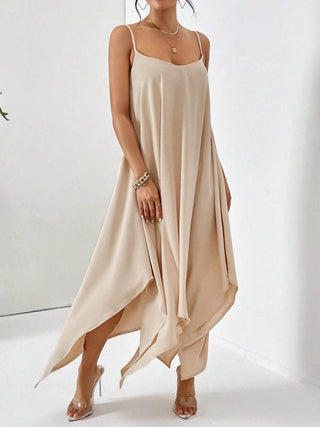 Scoop Neck Midi Cami Dress - Just Believe Boutique