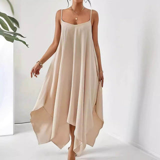 Scoop Neck Midi Cami Dress - Just Believe Boutique