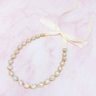 Shines On The Sash Headband: Gold - Just Believe Boutique