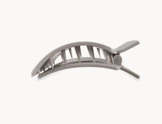 Silver Flames Medium Flat Square Hair Clip - Just Believe Boutique