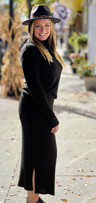 Skirt Set - Wine - Just Believe Boutique