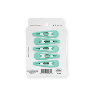 Snap Clip | Totally Turquoise | 6 Count - Just Believe Boutique