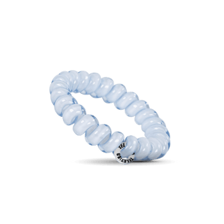 Spiral Hair Coils | Large | Washed Denim Hair Ties - Just Believe Boutique
