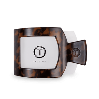 Square Flat Hair Clip | Large | Tortoise - Just Believe Boutique