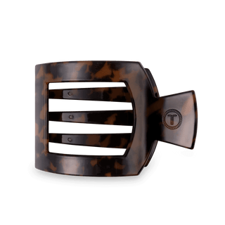 Square Flat Hair Clip | Large | Tortoise - Just Believe Boutique