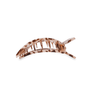 Square Flat Hair Clip | Med. | Blonde Tortoise - Just Believe Boutique