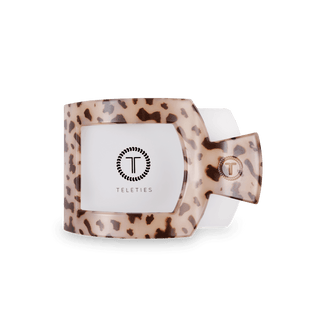 Square Flat Hair Clip | Med. | Blonde Tortoise - Just Believe Boutique