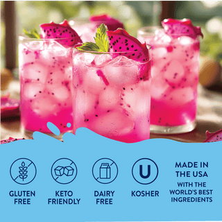 Sugar Free Dragonfruit Acai Flavor Infusion Syrup - Just Believe Boutique