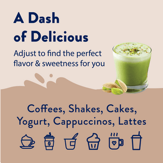 Sugar Free Pistachio Syrup - Just Believe Boutique