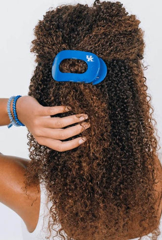 University of Kentucky Medium Flat Round Hair Clip - Just Believe Boutique