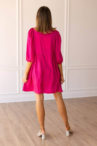 Viva La Pink Casual Dress - Just Believe Boutique