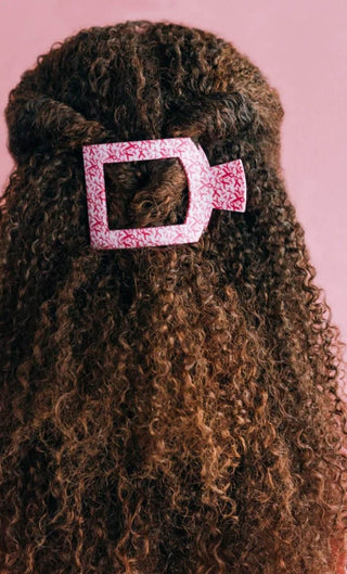 Wrapped in Ribbons Small Flat Square Hair Clip - Just Believe Boutique