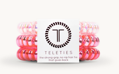 Think Pink Teleties Small - JustBelieve.Boutique
