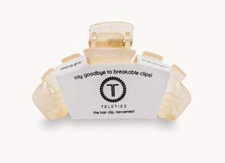 Almond Beige Hair Clips - Teleties - Just Believe Boutique