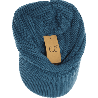 C.C Knit Beanie Hat - Just Believe Boutique
