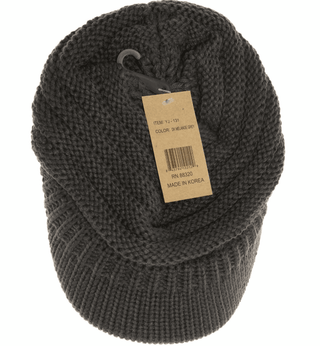 C.C Knit Beanie Hat - Just Believe Boutique