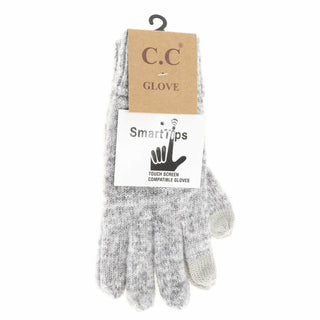 C.C - Soft Ribbed Knit Glove - Just Believe Boutique