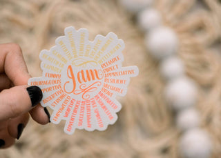 I Am Affirmation Vinyl Sticker, 3x3 in - Just Believe Boutique