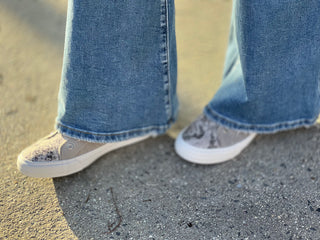 Adalyn Grey Shoe - Just Believe Boutique