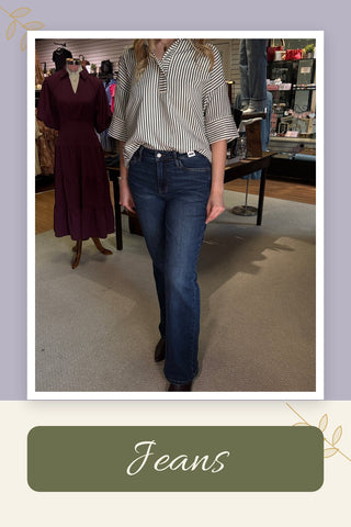 Jeans collection at Just Believe Boutique